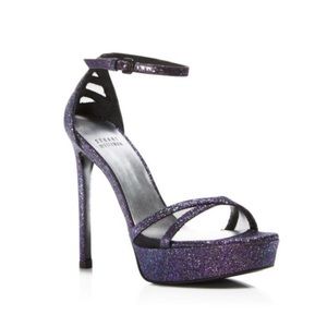 Stuart Weitzman purple high heel sandal size 7.5
